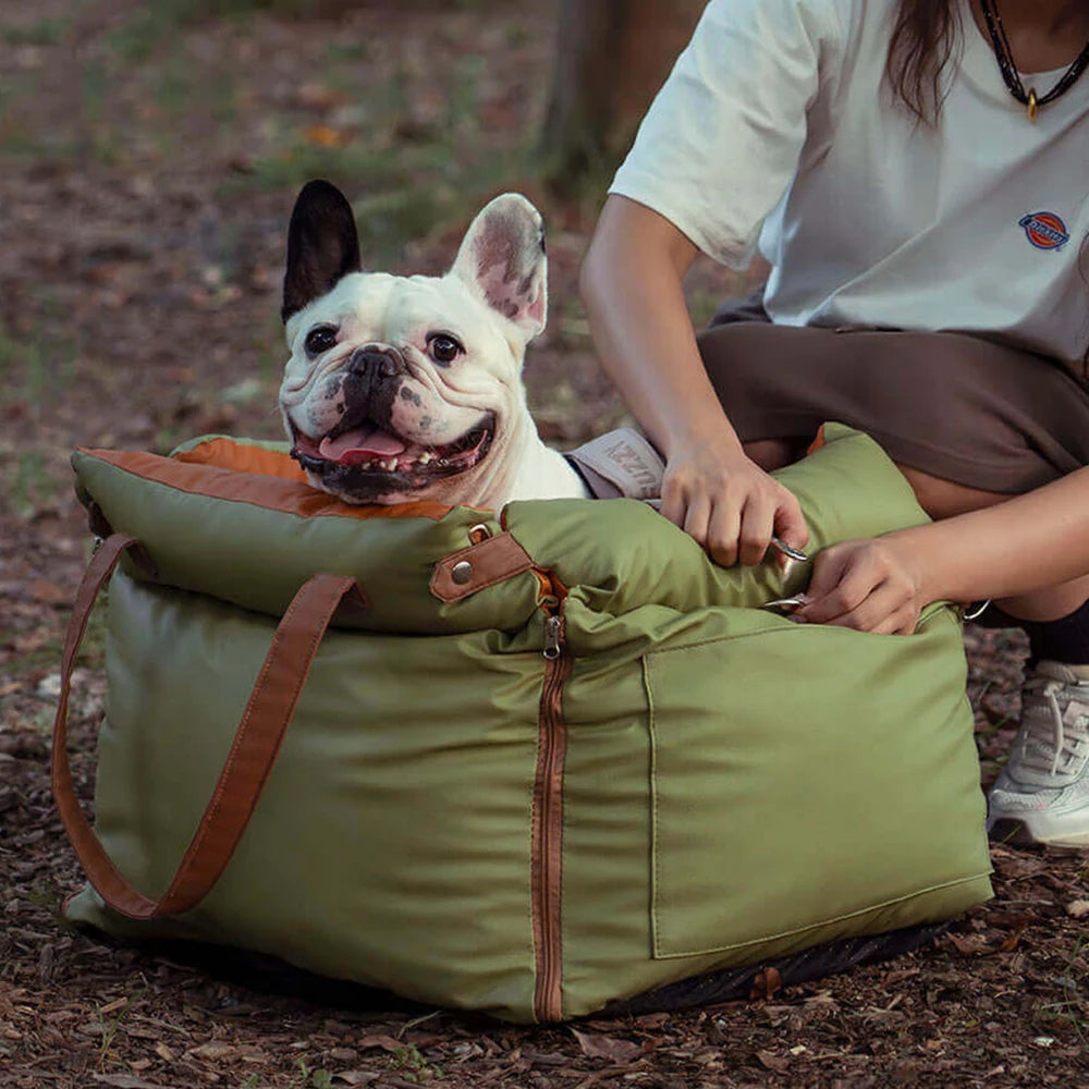 Autositz & Reise-Bett für Hunde aus Kunstleder – Urban Voyager