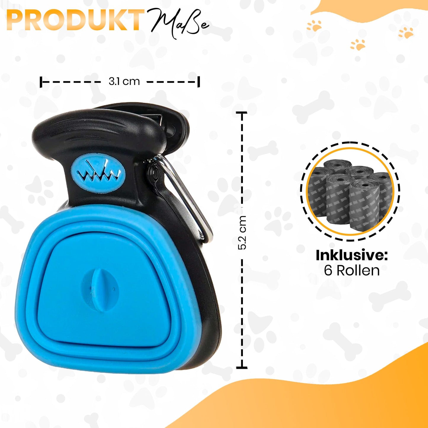 Fell & Pfoten - Pooper Scooper Kotsammler, hygienische Revolution für Hundehalter