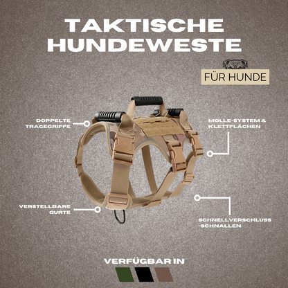 Hundeweste – Taktisches Hundegeschirr