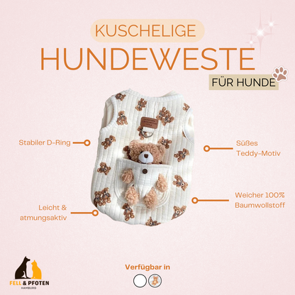 Niedliche Hundeweste - Ideal für Welpen & kleine Hunde