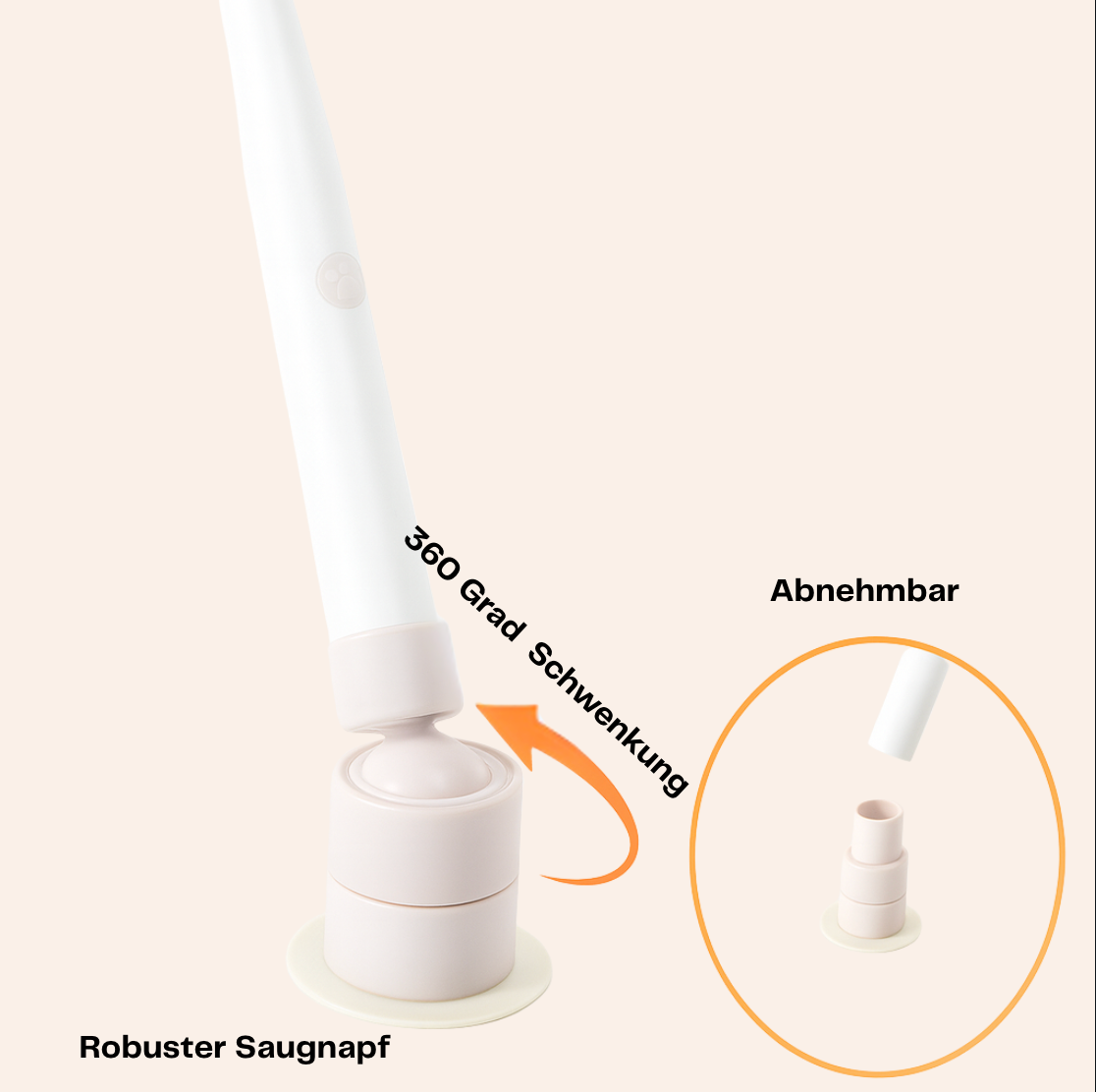 Selbstbewegendes 2 in 1 – Hand- & Wandspielzeug