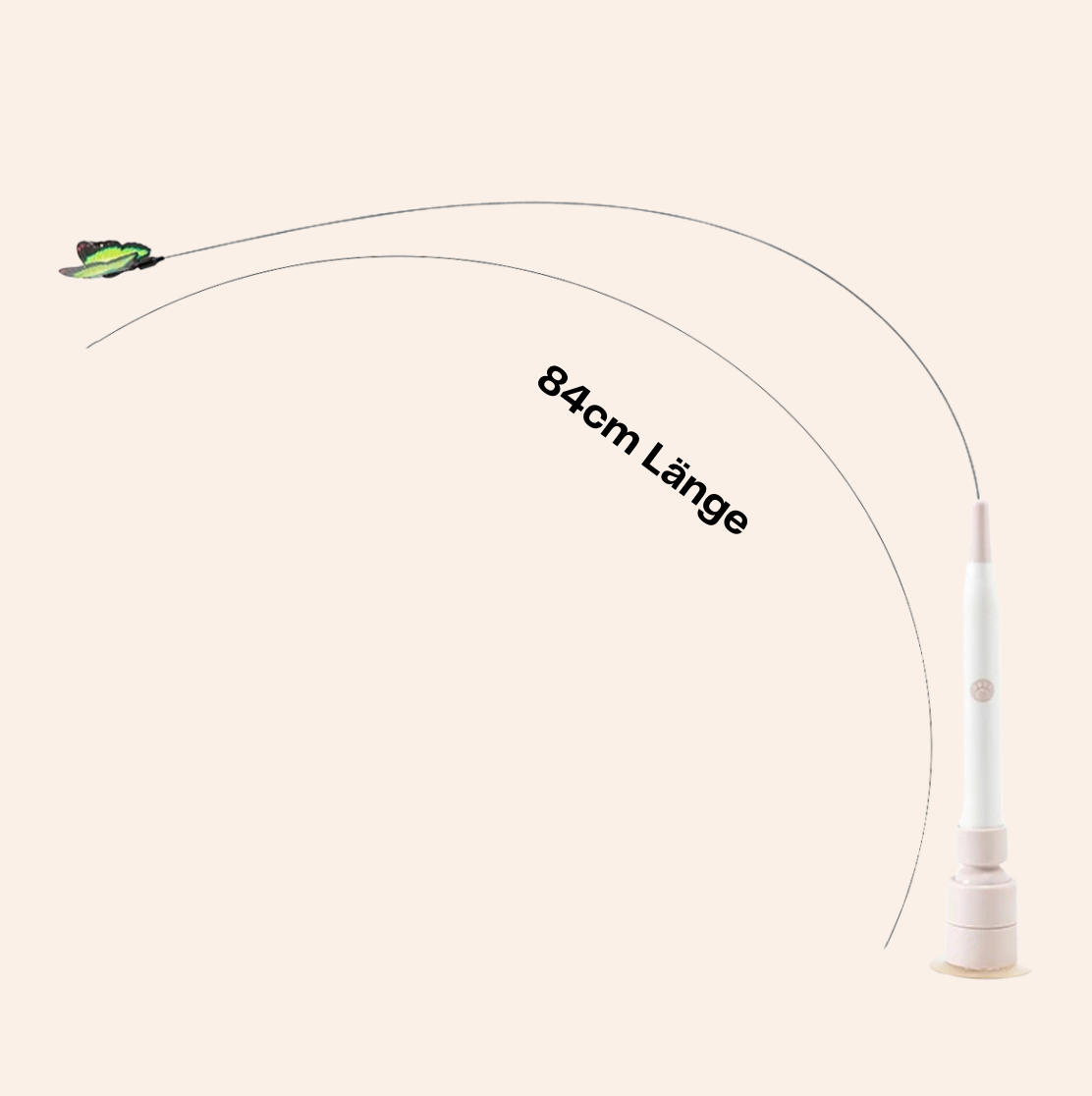 Selbstbewegendes 2 in 1 – Hand- & Wandspielzeug