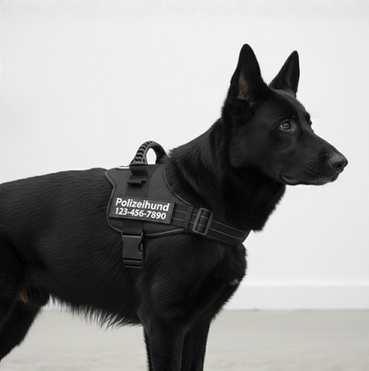 Personalisierbares Anti-Zug Hundegeschirr | Verstellbar & Hochwertig | für Kleine & Große Hunde