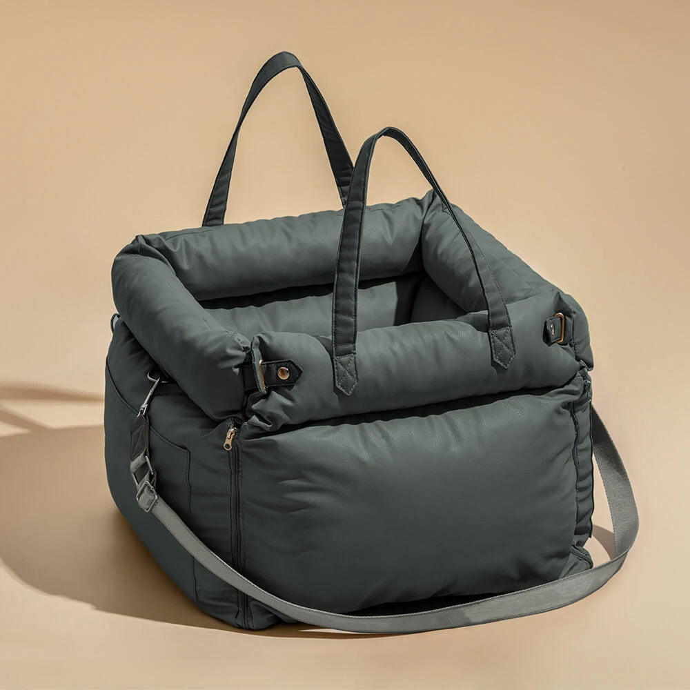 Autositz & Reise-Bett für Hunde aus Kunstleder – Urban Voyager